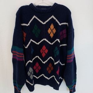 🐲VTG oversized chunky  knit sweater